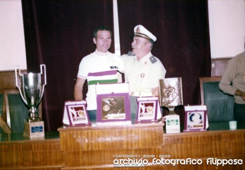 Nicola Siracusa con il Comandante Giusepe Ammendolia